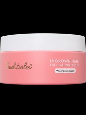 NEW Bushbalm Ingrown Hair Exfoliating Scrub In Watermelon Sugar